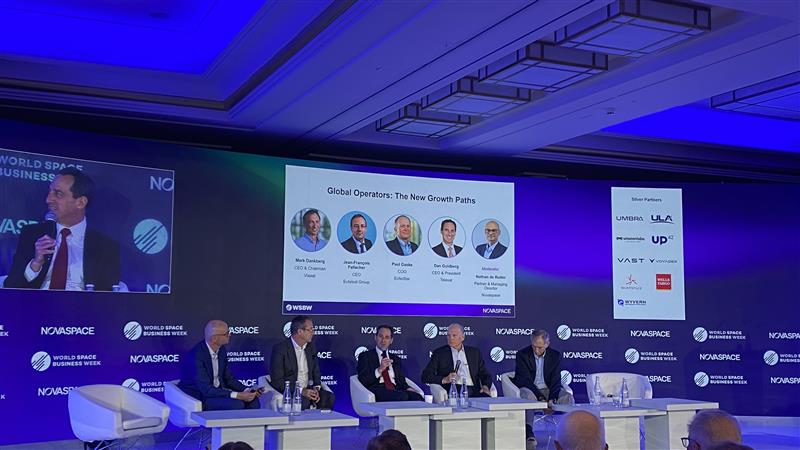 Novaspace_'s tweet image. WSBW "Global Operators: The New Growth Paths" panellists discussing how a one solution approach for all is not the way forward, operators are looking at how to leverage all available abilities across orbits and technologies to tailor to specific customer needs
#WSBW #SpaceSector