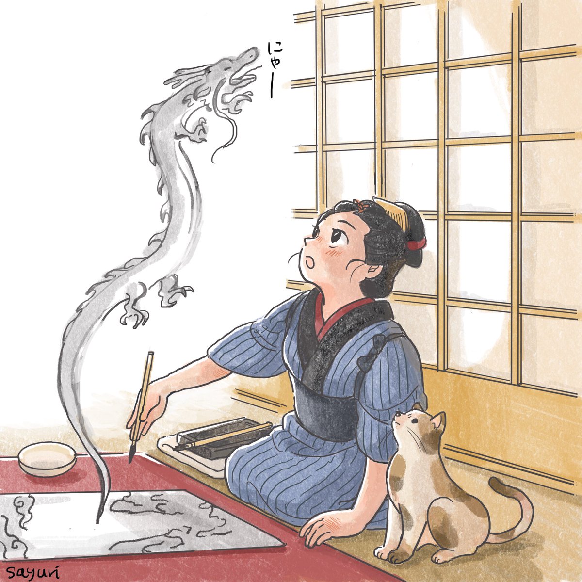 「改めまして、笹井さゆり初のイラスト展in大阪 9月27日(土)まで開催中です 後」|笹井さゆり／Sayuri Sasaiのイラスト