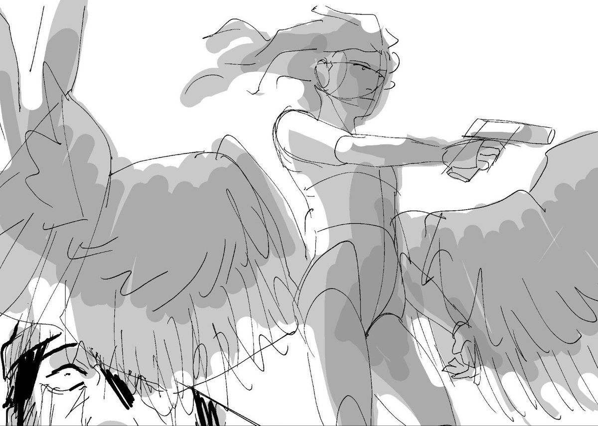 Archangel 🪽
Page and double spread from a one shot I hope to revisit