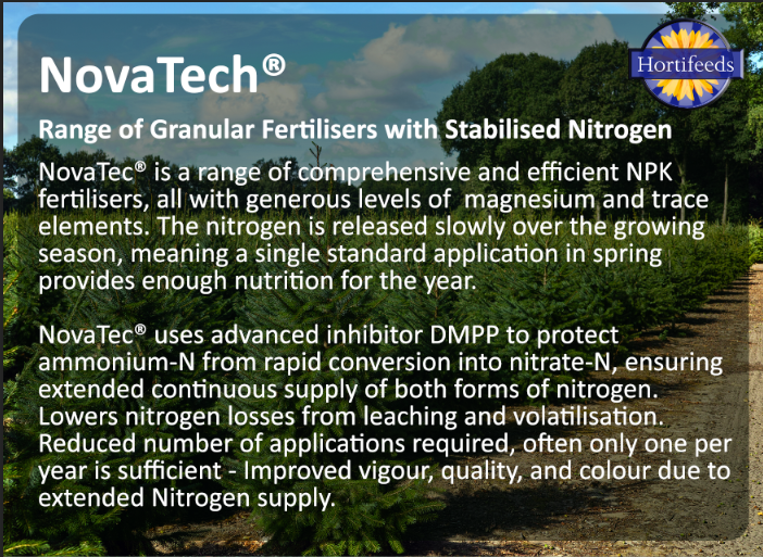 🌱 NovaTec® provides a stabilised #nitrogen supply, combining ammonium &amp; nitrate forms for more even #crop #development.
✅ Supports stronger #root growth
✅ Helps reduce nitrate levels in fresh #produce
✅ Deeper green colour in leafy #salads &amp; veg 🌿

#PlantNutrition