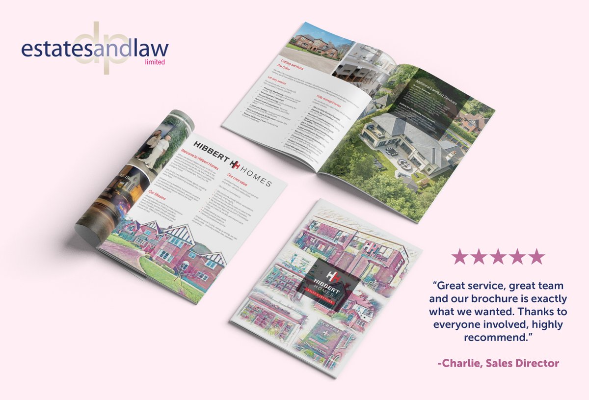 EstatesandLaw's tweet photo. Big thanks to Charlie &amp; Adrian at @HibbertHomes 🙌 Their bespoke brochure shows how thoughtful design can make a big impact.

#Bespokebrochures #Hibberthomes #Estatesandlaw #Estateagents #EstateagentsUK #Freeofcharge #Digitalbrochures #FreeMarketing #Brochures #Branding https://t.co/Y5TNDvgqOx