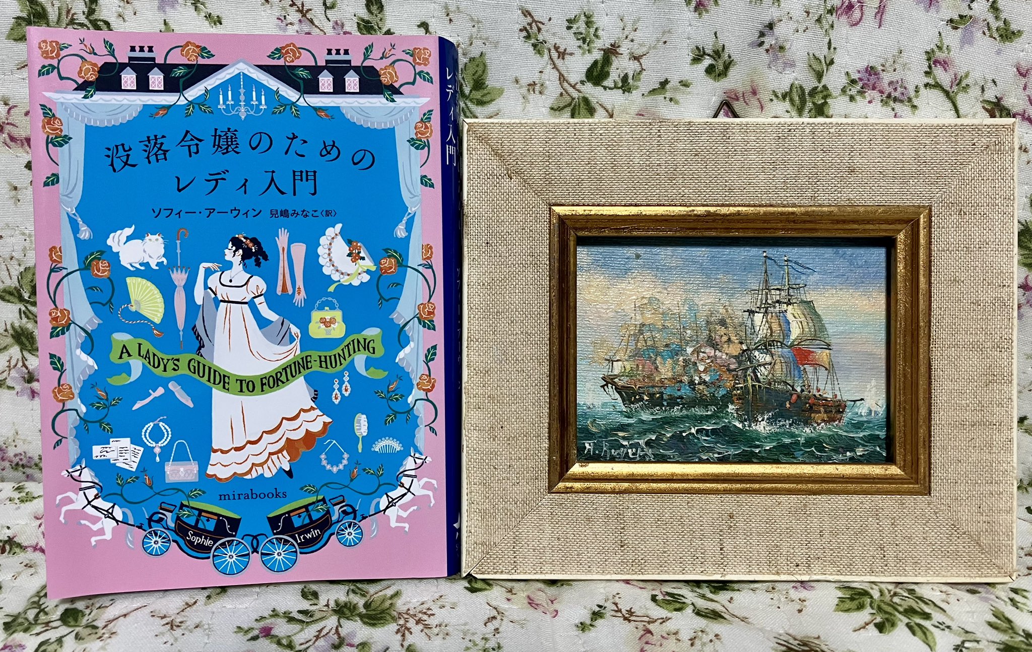 油彩画　カポック 楽天市場】絵画 油彩画 F6号 「帆船」 手描き 額付き 油絵 肉筆