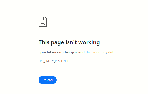 Want us to file ITR…
But the site isn’t working…
Tell us — how is it possible?
Fix the site first…
Or extend the deadline!  #ITRfiling <a href="/IncomeTaxIndia/">Income Tax India</a>
