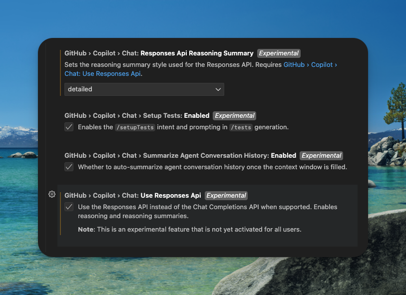 For those using <a href="/github/">GitHub</a> Copilot and GPT-5, don't forget to activate this option 👇