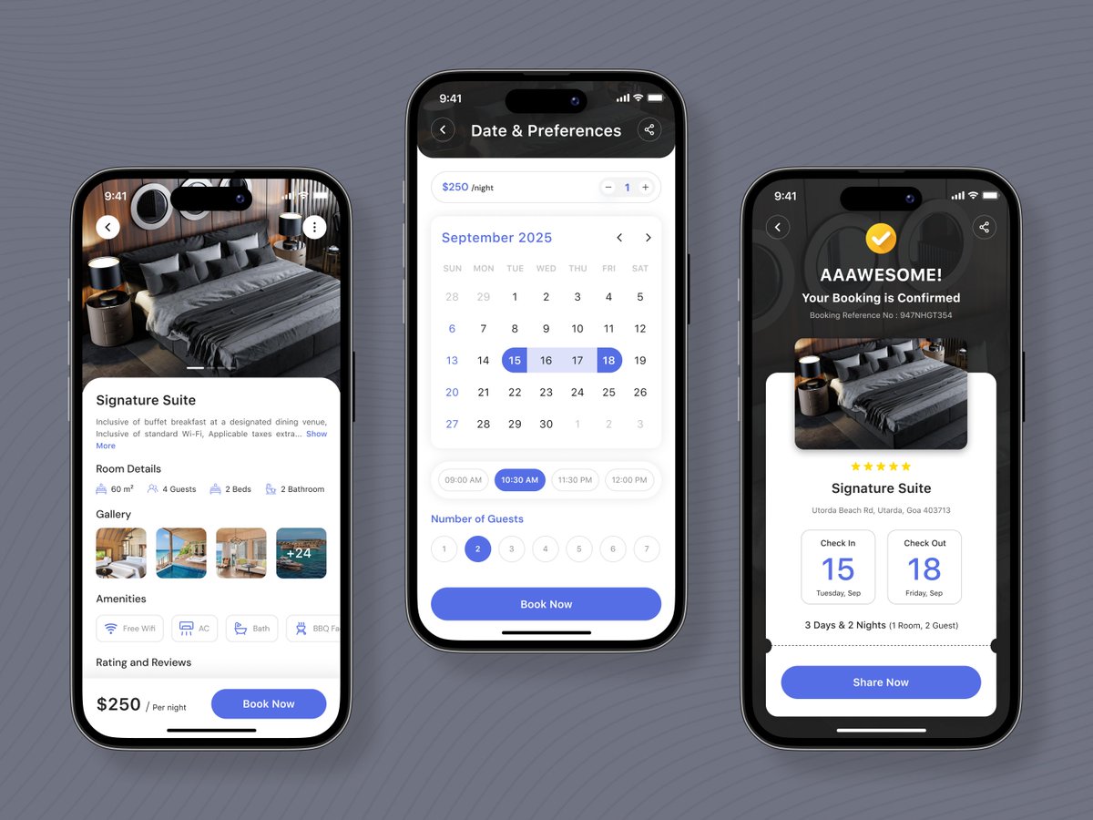 XongoLab's tweet photo. Managing a #hotel has never been easier! Our all-in-one #HotelManagementSystem and booking engine combines reservations, analytics & operations in one place.
Check it out➡️ https://t.co/UNbEbscWN0
.
.
#Hospitality #BookingEngine #HotelBookingApp #UIDesign #UIUX #DashboardDesign https://t.co/ZwBsruePtj