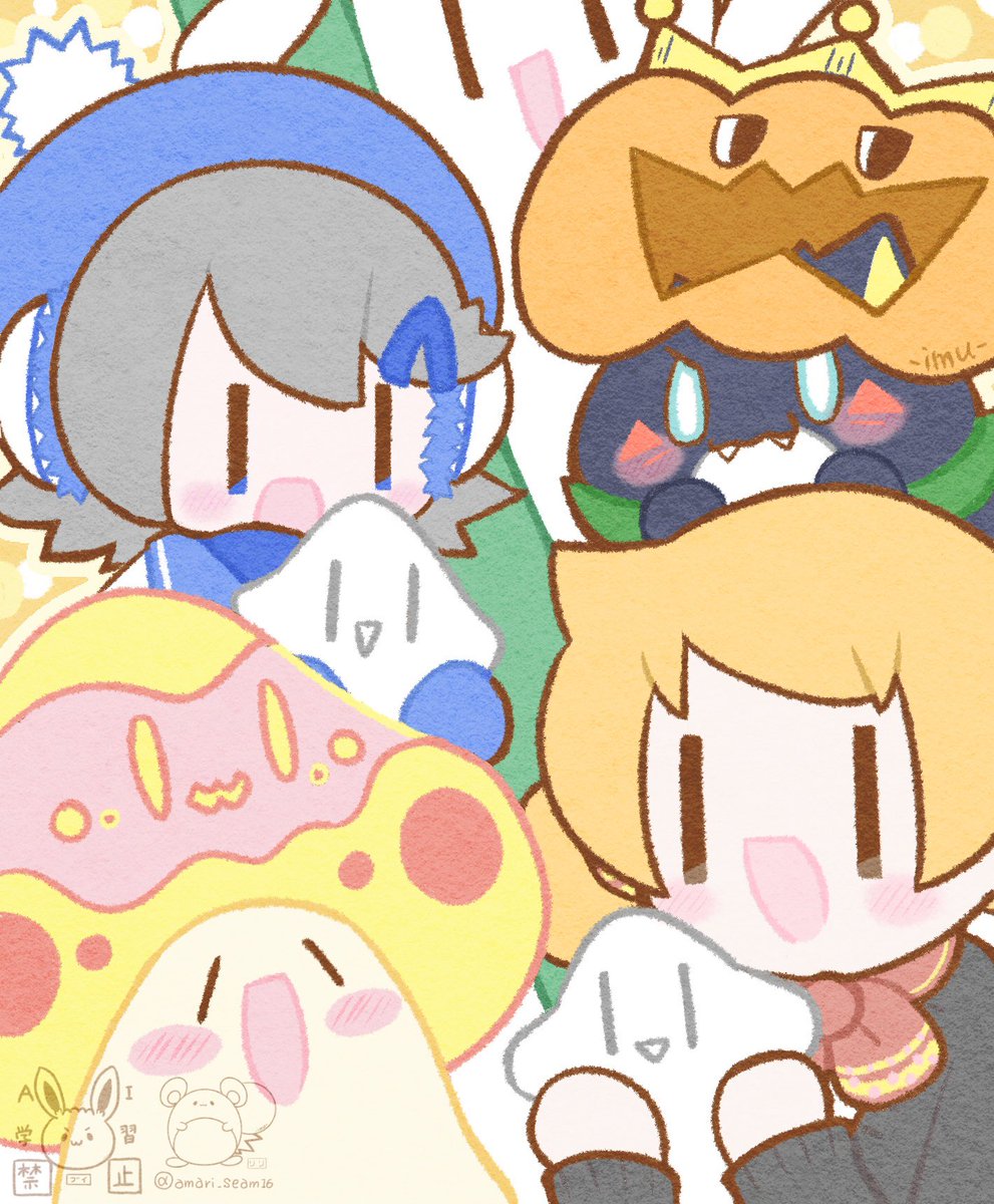 #9月になったのでフォロワーさんに自己紹介しようぜ
9月も半分過ぎちゃったけどよろしくね！
ポケモンを多く描いてます！
たまにオリジナル、たまにオリトレ(代理くんたち)▶︎FA #ブイとリリの日常 を描いてます！