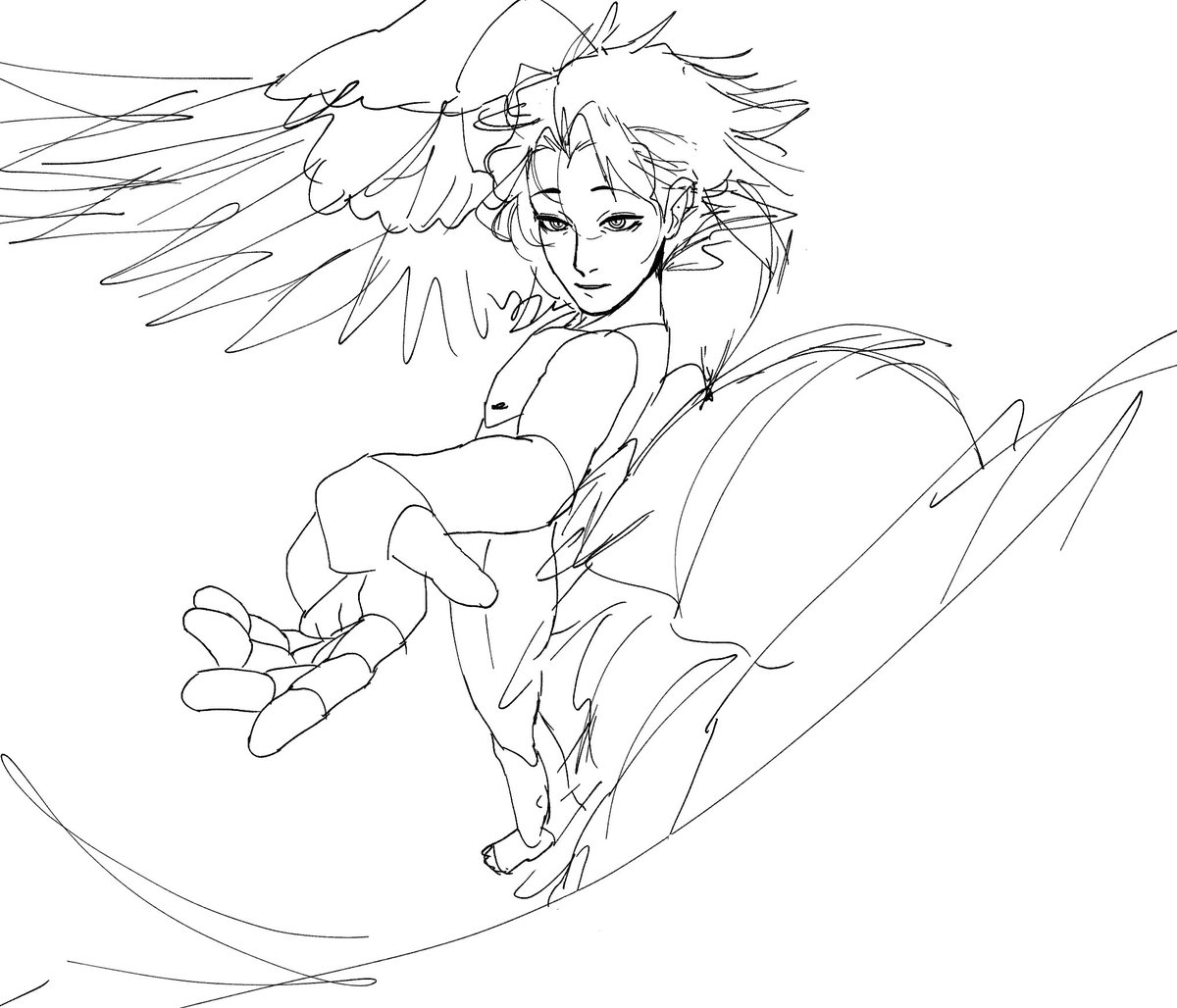 HikariU7's tweet photo. Archangel 🪽
Haniel and Yuukiel early concepts sketchs https://t.co/2echAtBH9M