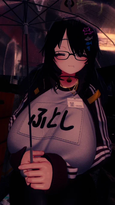 たまにはVRCの自撮りでもペタリ…