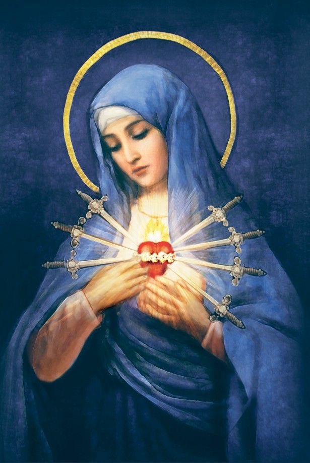 PrayTheRosary's tweet image. Our Lady of Sorrows, pray for us