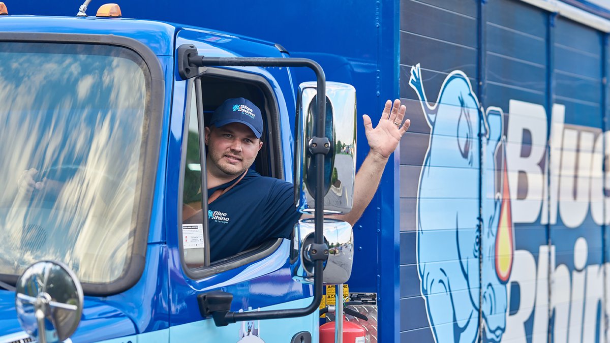 blue_rhino's tweet photo. From back roads to back yards, Blue Rhino drivers deliver more than propane. Whether a fresh tank is fueling backyard BBQs, powering generators during an outage, or helping communities recover after a storm, our drivers make it possible. Thank you! #DriverWeek #NotJustPropane https://t.co/W7R8cTXo42