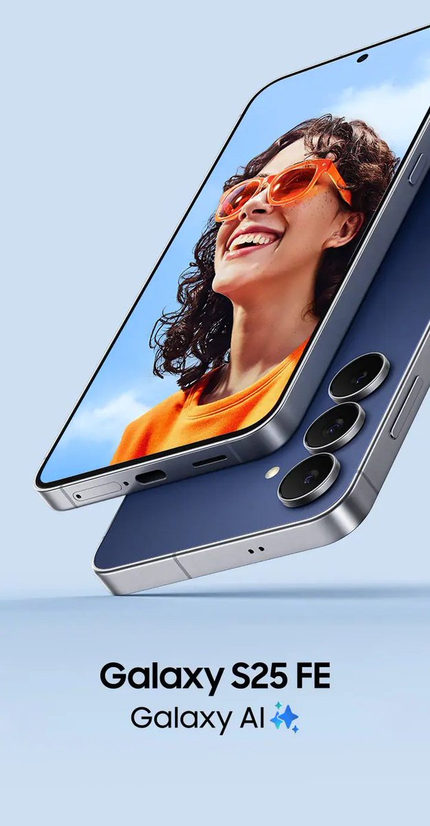 yabhishekhd's tweet image. Samsung Galaxy S25 FE launched in India. 🇮🇳
8GB+128GB 💰 ₹59,999

Specifications
📱 6.7&quot; FHD+ Dynamic AMOLED 2x display
120Hz refresh rate
🔳 Exynos 2400 SoC
🎮 Samsung Xclipse 940 GPU
🍭 Android 16 One UI 8
 📸 50MP+ 12MP+ 8MP 3x telephoto optical zoom rear camera
🤳 12MP front…