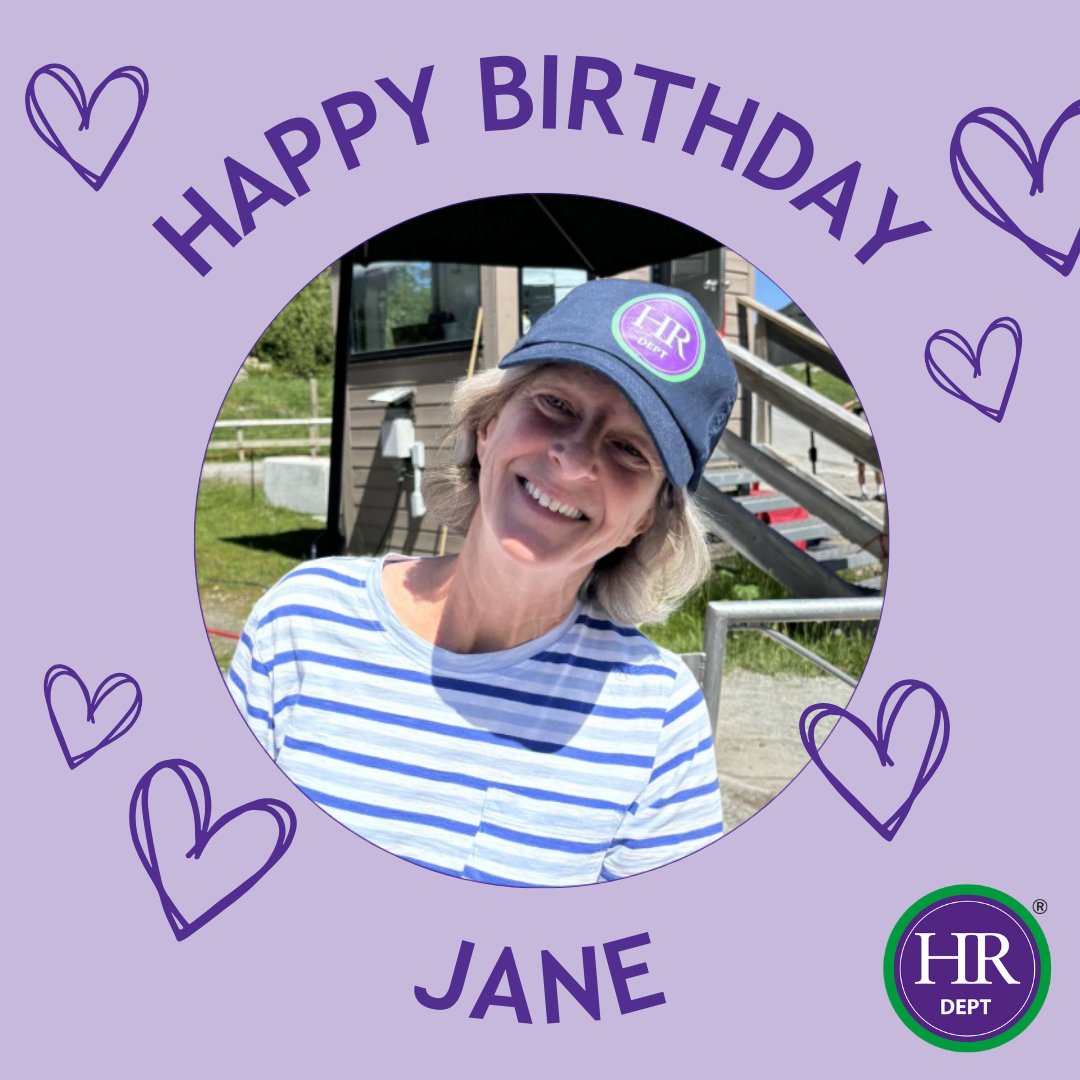 HAPPY BIRTHDAY JANE!!!

Have a wonderful day🥳

#HappyBirthday #BirthdayWishes #TeamSpirit #HRDept #HRDeptSouthLondon