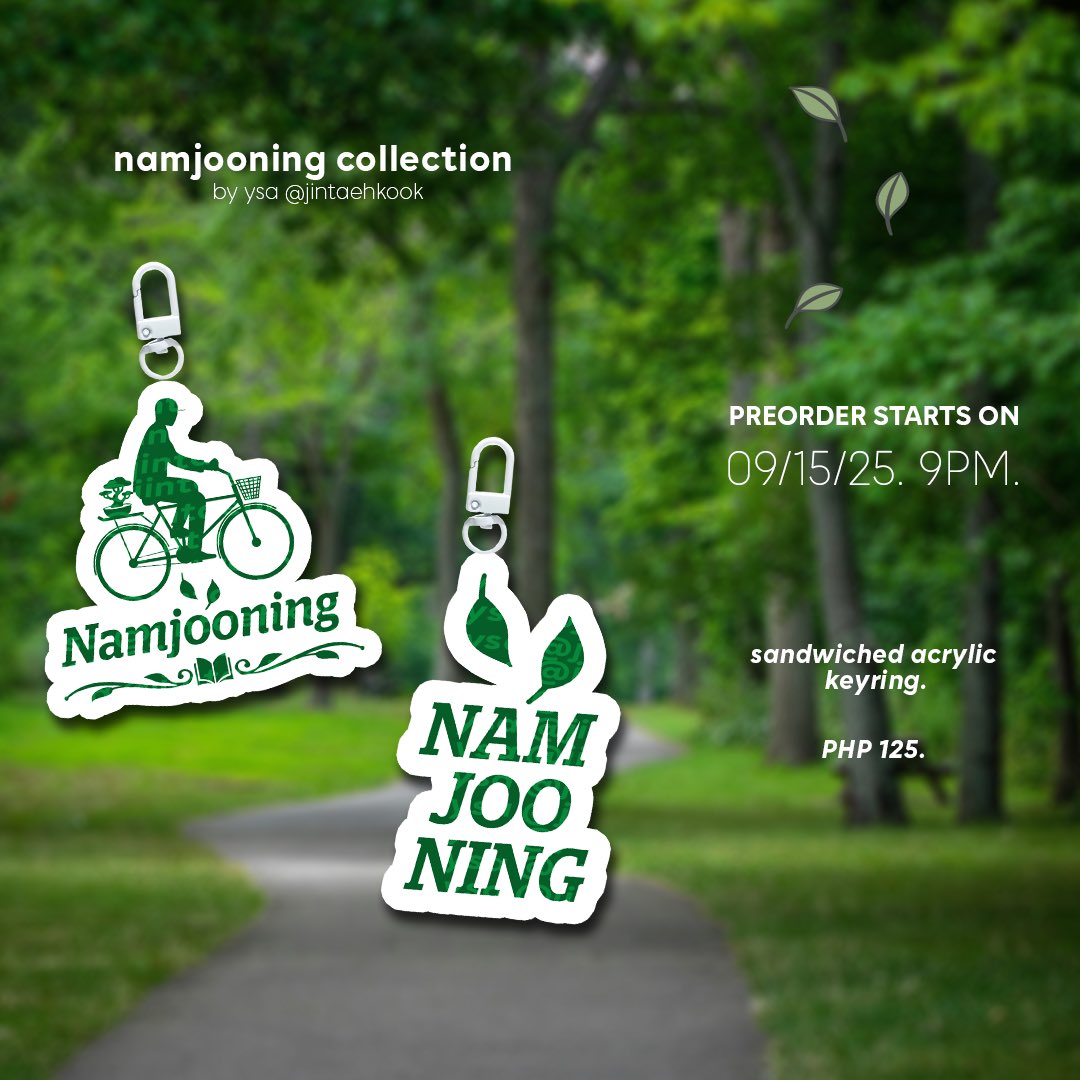 jintaehkook's tweet photo. 🍃🌱 namjooning collection 🌱🍃
                by ysa @jintaehkook

🛒 accepting orders until oct 3, 10PM
💸 dop: on or before oct 3, 10PM
🌎 ww go open
🔗 https://t.co/JDY9TltS4M

🏷️ #jtkdesigns wts lfb bts ph namjoon seokjin yoongi hoseok hobi park jimin taehyung jeon jungkook https://t.co/IWNJA8pEkP