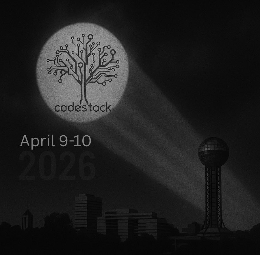 CodeStock's tweet image. Mark your calendars!!!
April 9-10, 2026, CodeStock is back!