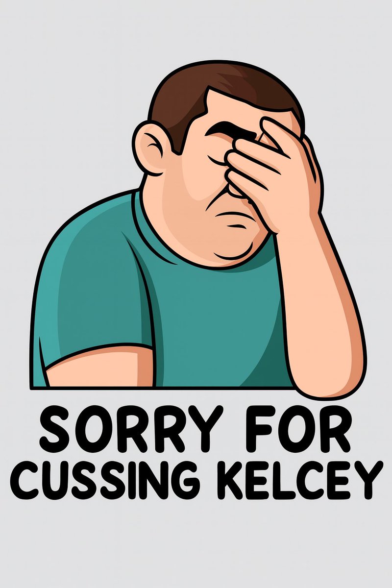 “Insert Name” FC Podcast (@insertnamefc) on Twitter photo 😅 When words slip out, but you still gotta keep it classy…
🔥 New Drop: “Sorry for Cussing Kelcey” tee!
👉 Cop yours now and say sorry in style.
bonfire.com/sorry-for-cuss…
#SorryForCussingKelcey #Streetwear #InsideJokes #MerchDrop 😅 When words slip out, but you still gotta keep it classy…
🔥 New Drop: “Sorry for Cussing Kelcey” tee!
👉 Cop yours now and say sorry in style.
bonfire.com/sorry-for-cuss…
#SorryForCussingKelcey #Streetwear #InsideJokes #MerchDrop