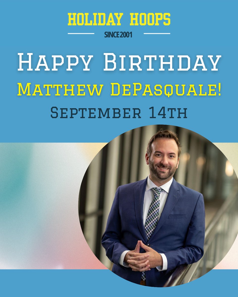 Join us in wishing Matthew DePasquale (9/14) - Happy Birthday 🎉 Our Board Secretary and nonprofit changemaker. Matt’s leadership and advocacy protect our kids and uplift entire communities. Enjoy your day!