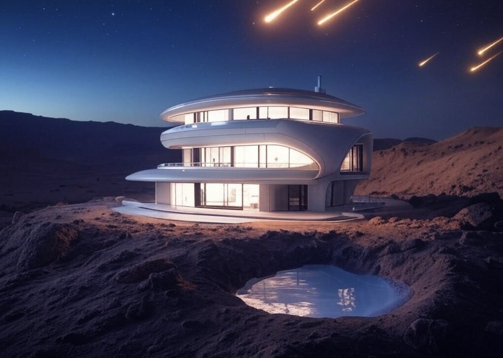 Future architecture of Mars. #Mars 🚀 🔴 #architecture