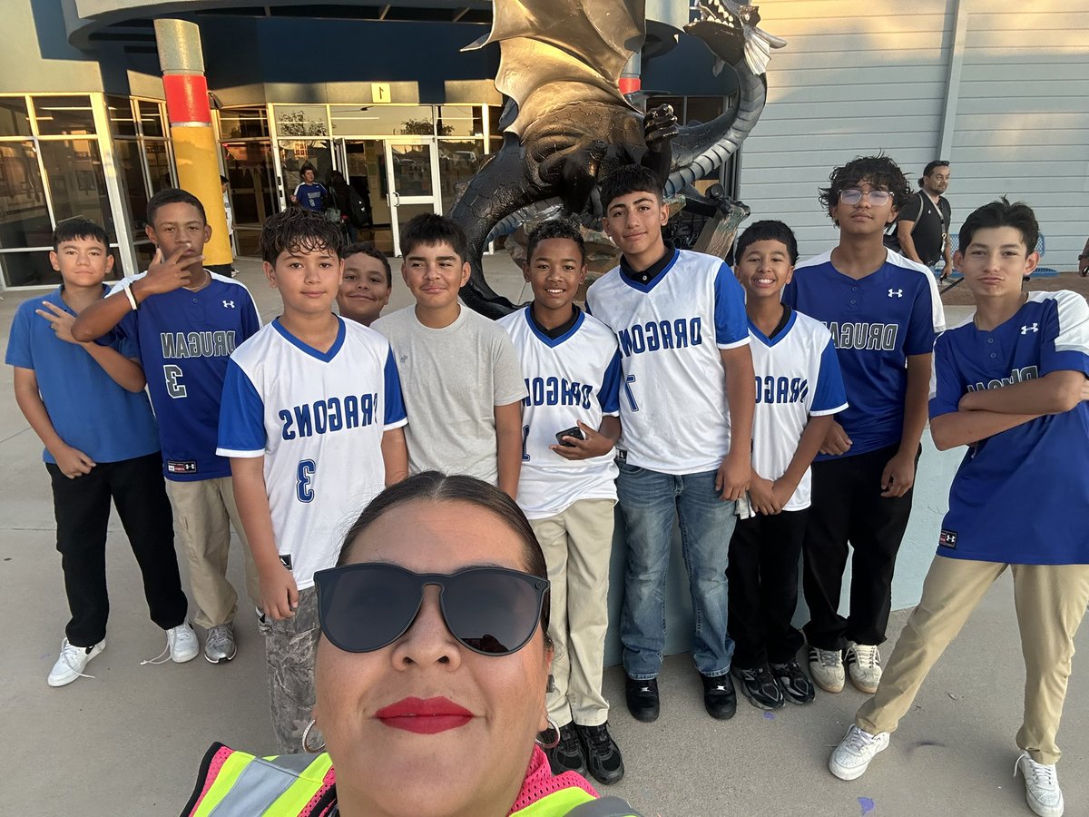 It was nice getting greeted by the Drugan Baseball team!!! <a href="/JohnDrugan_PK8/">John Drugan PK-8</a> <a href="/AthleticsJDS/">Drugan Dragons Athletics</a>
