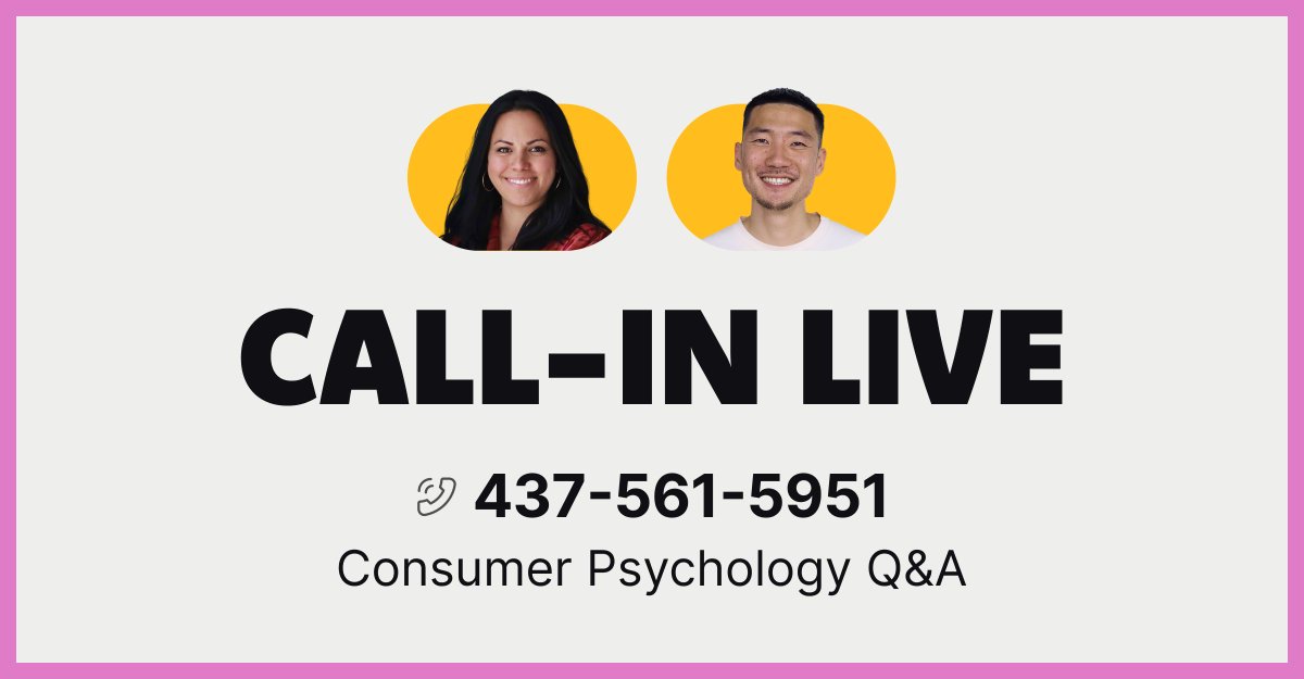 evanmklee's tweet photo. 🚨 Kicking off a new segment for @ThumbstopLive with @SarahLevinger next Tuesday! 

This will be LIVE call-in show (a la Oprah Winfrey) where we'll answer all of your burning DTC questions.

☎️ Toll-free at: 4375615951

BFCM q's? New customer q's? This one is for you. https://t.co/V4qIOKGhEF