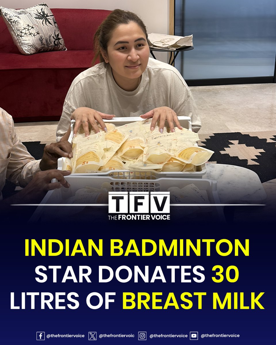 India’s badminton star Jwala Gutta is receiving widespread praise for an initiative that could benefit countless newborns. After welcoming her daughter in April, she has been actively contributing to a donor milk drive at a hospital. Jwala, who became a mother to baby Mira with