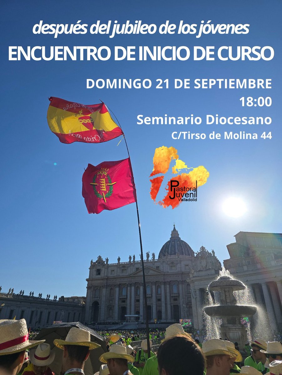 ¡Ya tenemos fecha para iniciar el curso de pastoral juvenil! No te lo puedes perder, ¡COMENZAMOS!