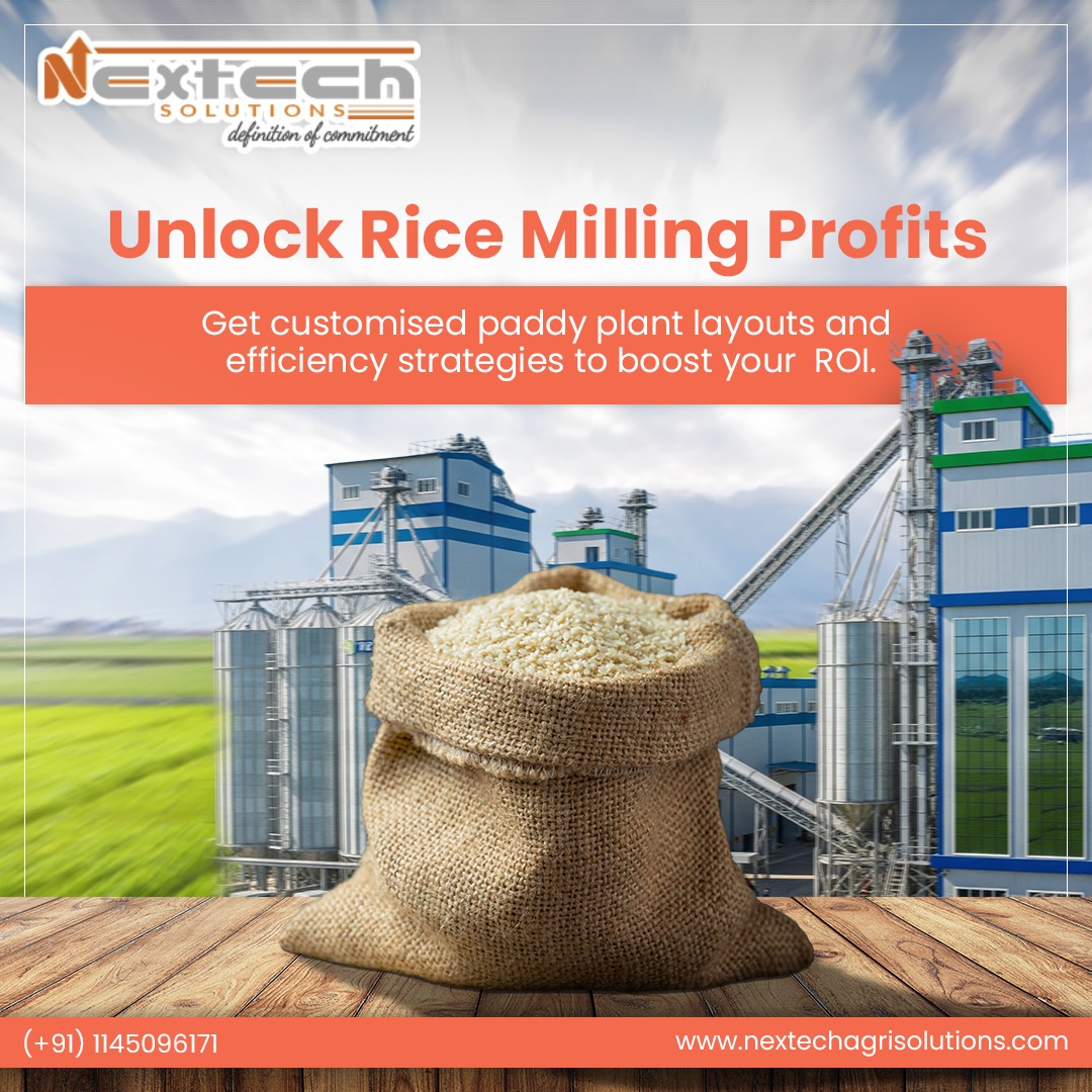 Nextechagrisol's tweet image. 💰 MAXIMIZE YOUR RICE MILLING PROFITS! 💰

Transform your paddy plant with our customized layouts designed for MAXIMUM efficiency and ROI! Don&apos;t let outdated processes cost you money.

Ready to see real results? 📈
#NextechAgriSolutions #UnlockProfits #RiceMilling #PaddyPlant