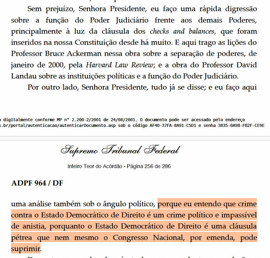 Bom dia, gente, a aula de hoje com o Ministro Luiz Fux será uma rápida digressão, não durará nem doze horas: