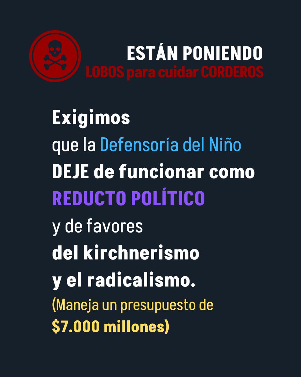 joseficaste's tweet photo. El Defensor del Niño
es un cargo
CLAVE y CODICIADO xq:
🦹‍♂️Puede exigir políticas públicas,financiamiento e iniciar acciones judiciales
💰Maneja $7 mil Mill

Y qué esta pasando??? 
En este hilo te cuento:
🧵

#DefensorSinIdeogia
@marusotolano @nadiajmarquez @NataliaSarapura https://t.co/LwM7pBexcR