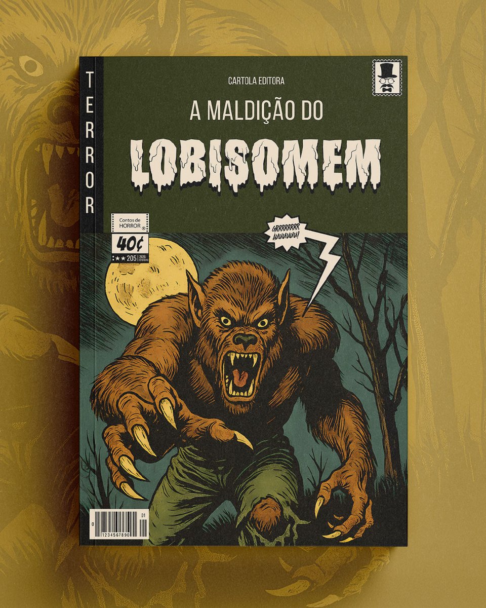 🌕🐺 Quando a lua cheia surge, a besta desperta: ossos se partem, a pele rasga e o homem desaparece.

🔥 A Maldição do Lobisomem já está no <a href="/catarse/">Catarse</a>:

catarse.me/maldicao

#CartolaEditora #Catarse #Terror