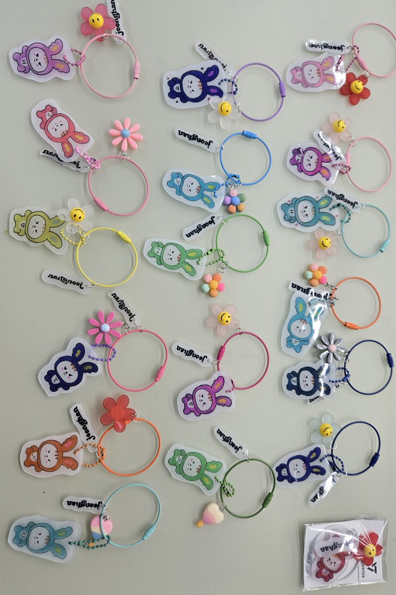 a thread of carats who received jeonghan’s handmade toram keyring freebies 🥹🩷