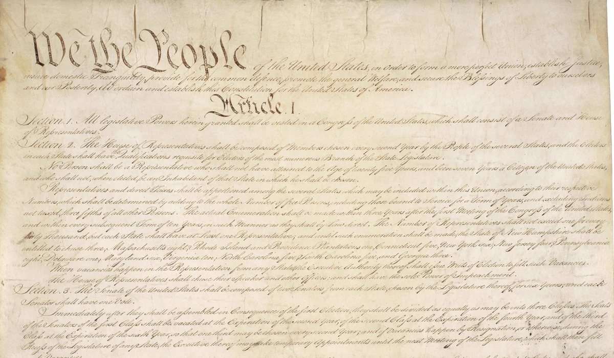 Image of the U.S. Constitution