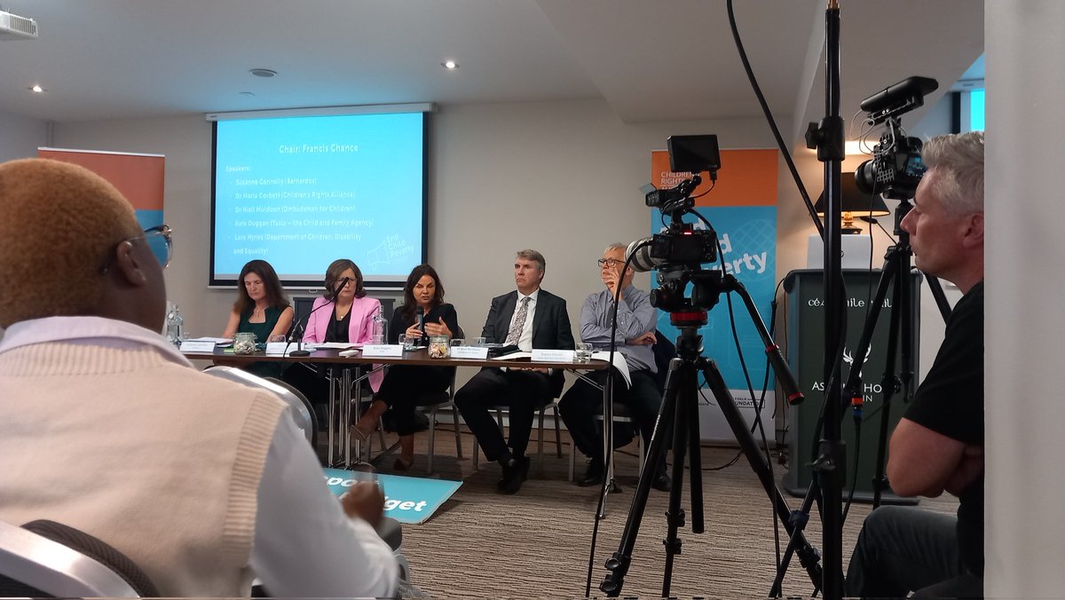 We're in Dublin again today to attend @ChildsRightsIRL event marking the end of End Child Poverty Weekqz @drniallmuldoon <a href="/tusla/">Tusla - Child and Family Agency</a> <a href="/GovIE/">Government of Ireland</a> #endchildpoverty