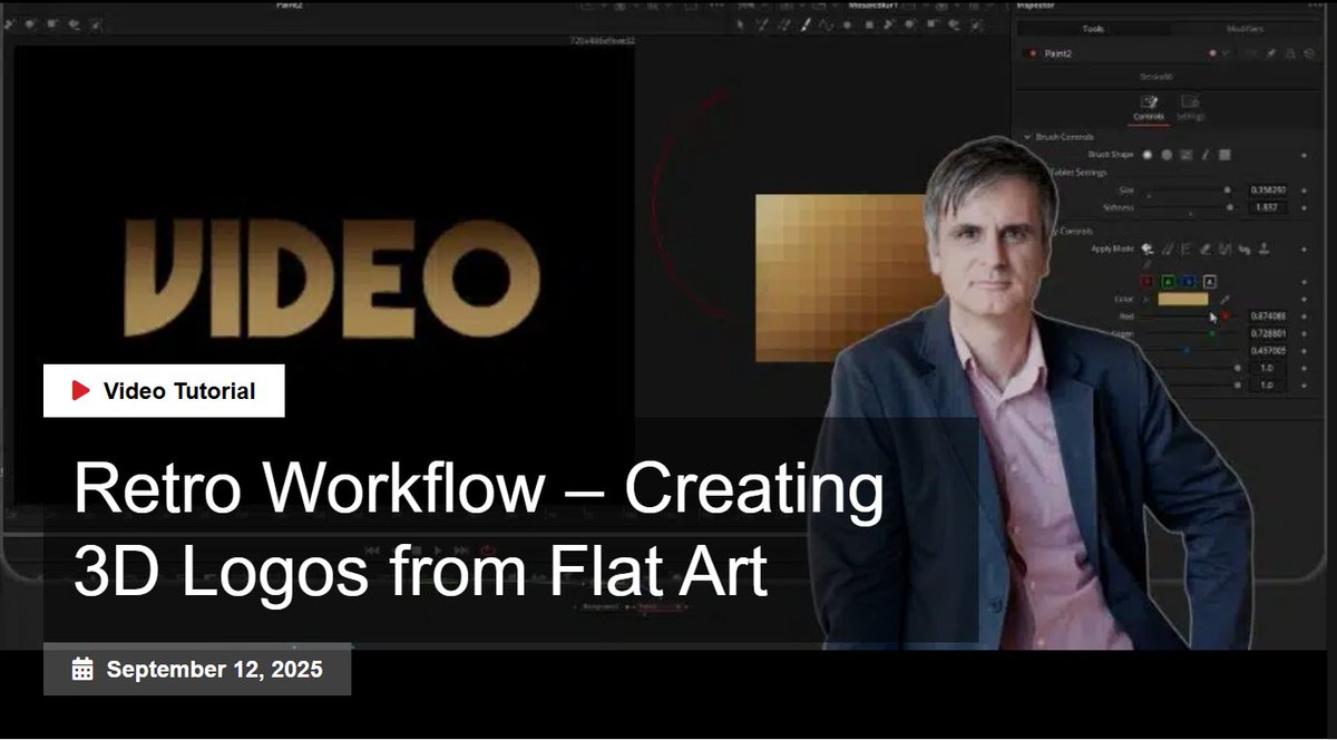 Learn to craft 3D metallic logos with 1980s Quantel Paintbox techniques. Post-production expert Igor Riđanović shows you how to clean scans, build mattes, and paint glorious golden gradients.
mixinglight.com/color-grading-…