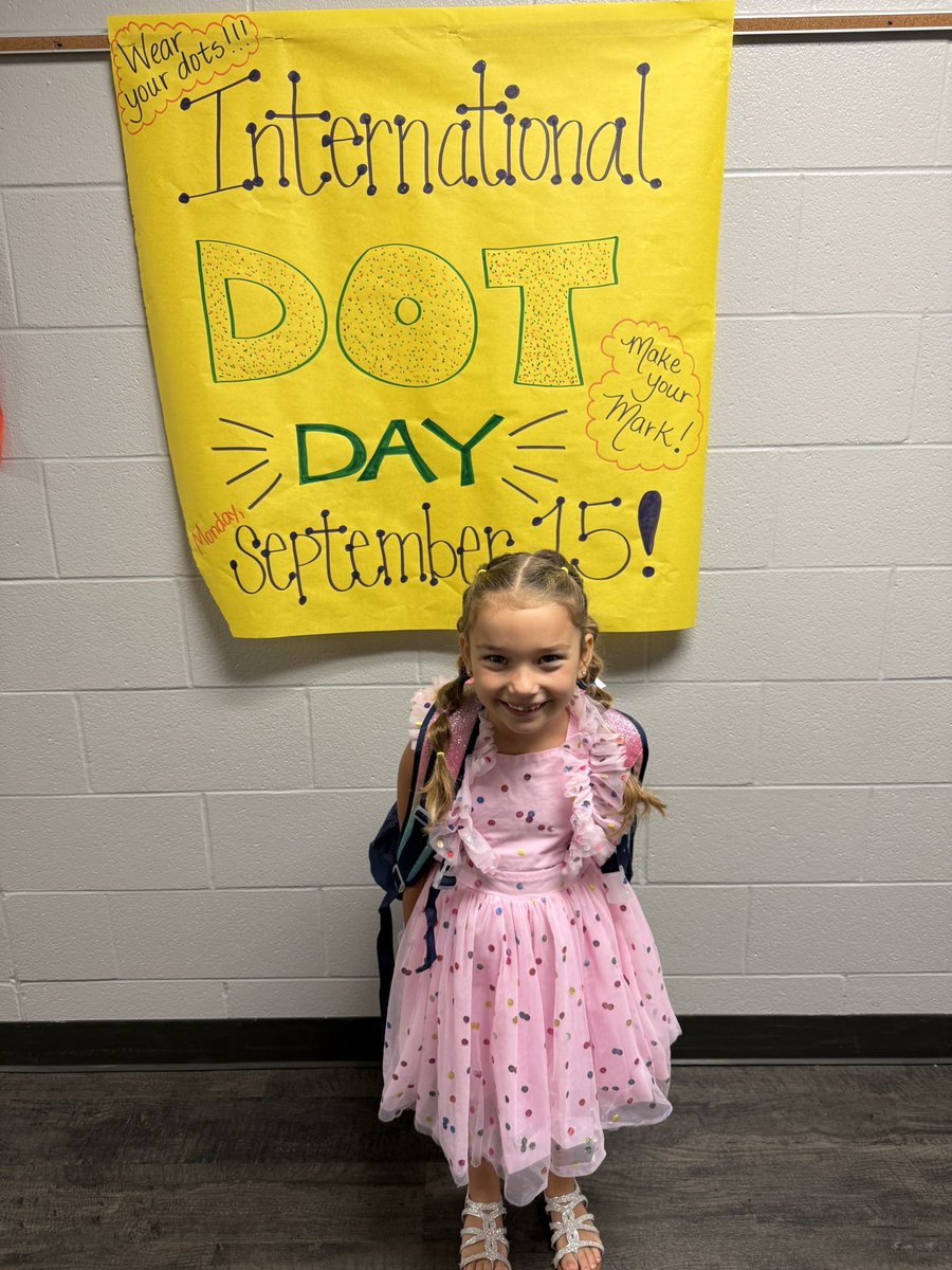 Happy International DOT Day!!!! It’s time to Make Your Mark this school year! 🔴🟠🟡🟢🔵🟣⚫️⚪️🟤 <a href="/HumbleISD_WHE/">Woodland Hills Elementary</a>
