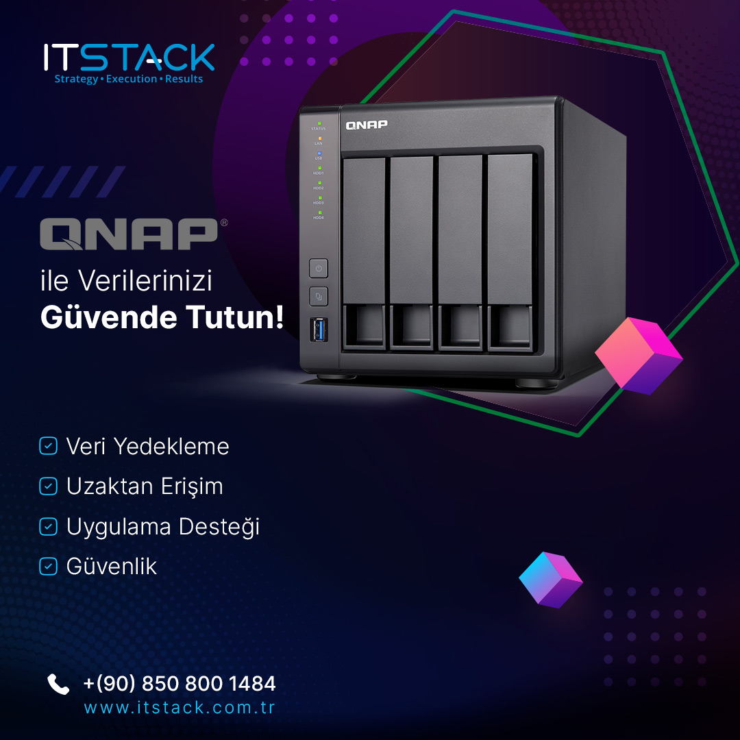 itstacktr's tweet image. Veri depolama, performans ve güvenlik ihtiyaçlarınızı karşılamak için QNAP NAS ürünleri ideal bir seçenektir.
📦Avantajları:
Veri Yedekleme
Uzaktan Erişim
Uygulama Desteği
Güvenlik
Verilerinizi güvence altına almak için uzmanlarımıza danışın!😊
#QNAP #VeriDepolama #Güvenlik