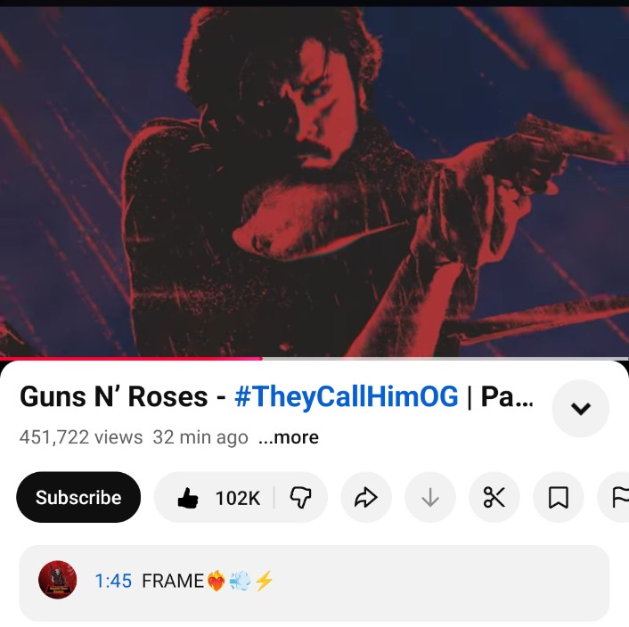 100K+ Likes Done💥💥

#GunsNRoses #TheyCallHimOG