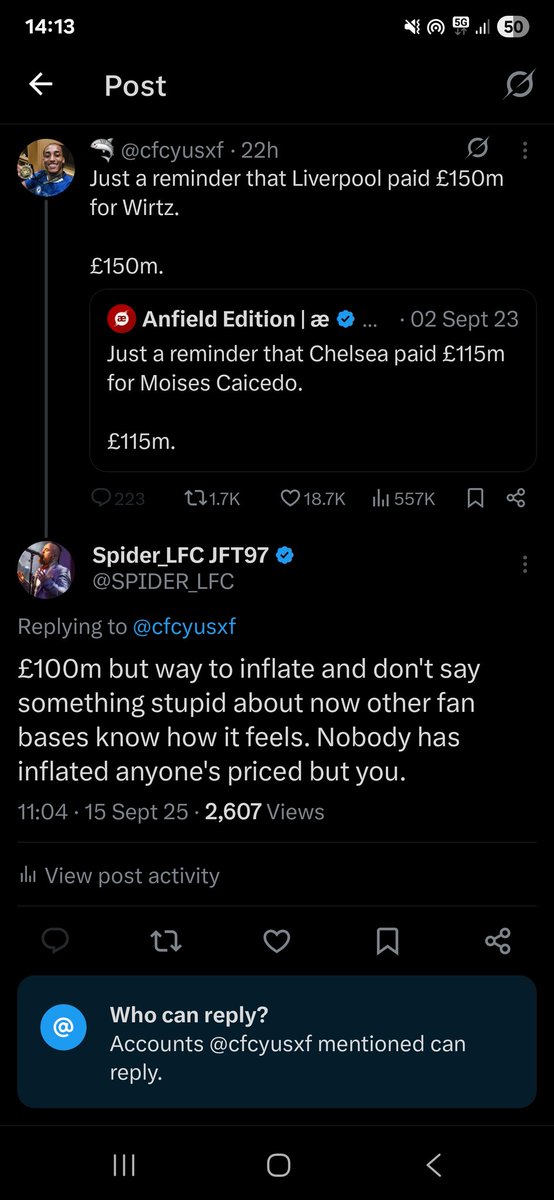 So I could reply but then all of a sudden I couldn't??? Every one of these mouths on here that post for ad revenue are frauds....Don't like it when real stat guys call them out.... <a href="/ChatsJamiefc/">Jamie Phillips</a> weird that right lol?