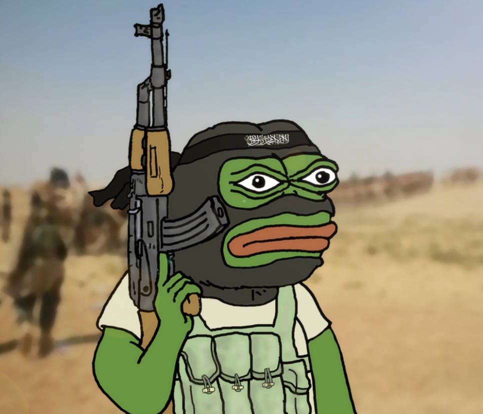 Hey guys, 👋 

THIS IS THE FIRST MEME OF PEPE IN WW3. 🐸 

No coin similar to that is been created ever… we are the first. 🏆 

Enjoy the community, the bags u are going to make and the family we are creating.💰🧑‍🧑‍🧒‍🧒

#Solana #pumpfun #deploy