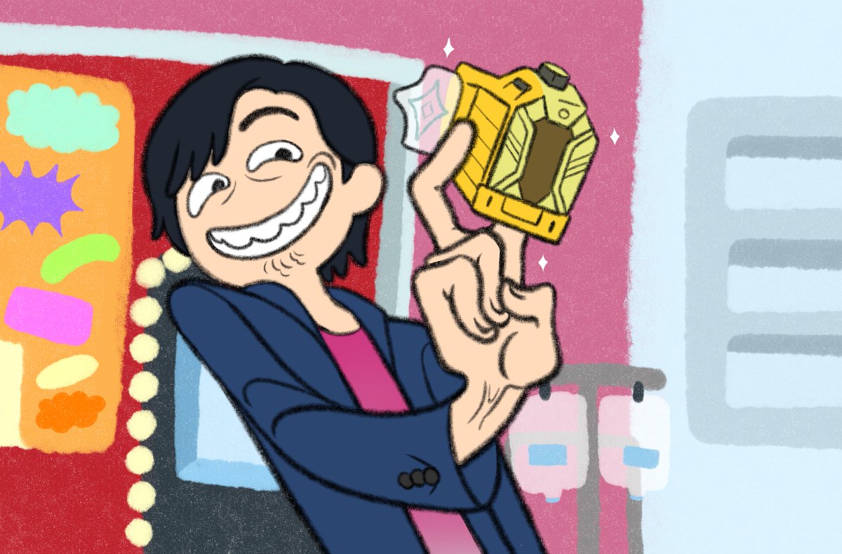 redrawing random screenshots in adventure time style

#kamenrider