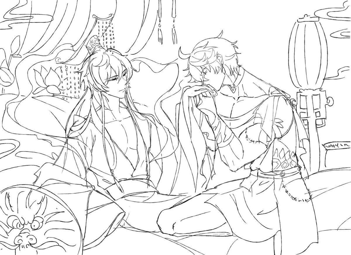 Inking or color? 
#tartali #chili