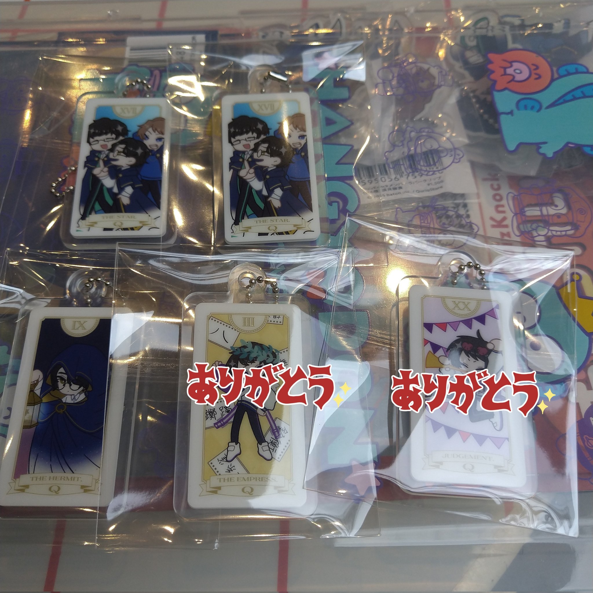 QuizKnock タロットカード風アクリルチャーム 東門 東言 すなの