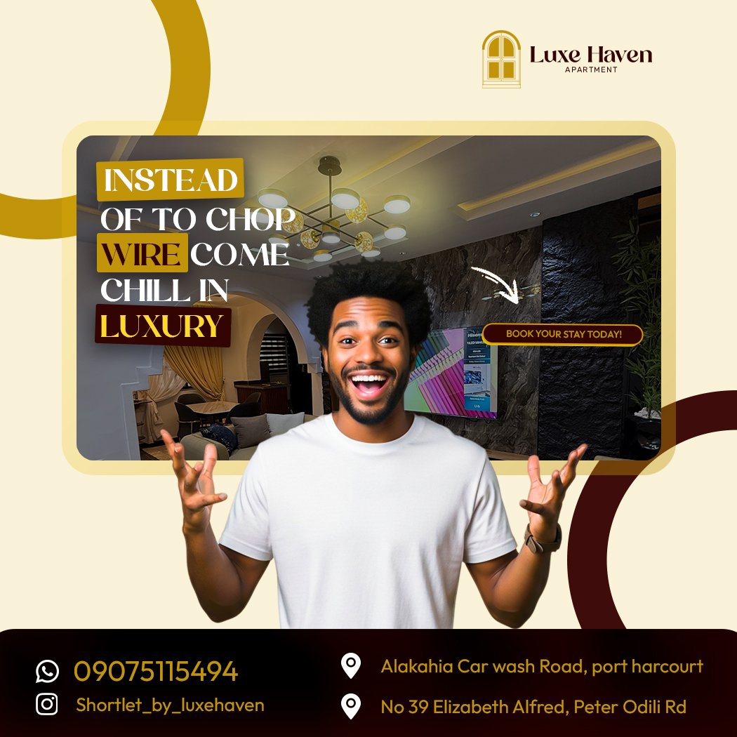 Rexdesigne's tweet image. Social Media Designs for Luxe Haven