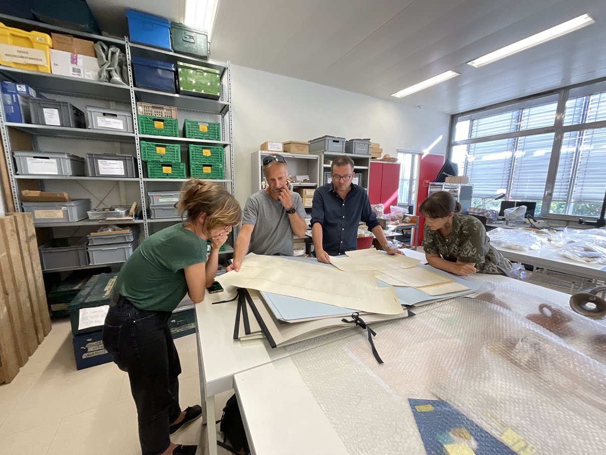 sfdaskhartoum's tweet image. From Sept 3–5, the IMAHP team met partners in Switzerland to advance the integration of Tabo and Kerma-Doukki Gel archives into the project. #SudanHeritage