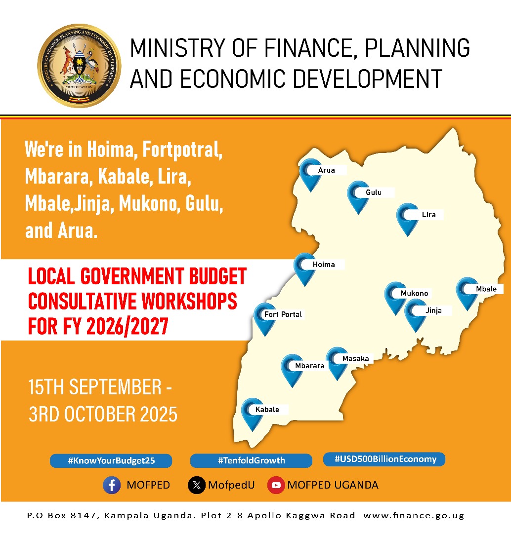 LIRA LOCAL GOVERNMENT BUDGET CONSULTATIVE WORKSHOP FY2026/27
At the ongoing LGBC meeting the Eastern Cluster, kicked off at Magarita Palace Hotel, Lira City with Mr Kabanda Moses, Commissioner Public Administration department @mofpedu welcoming the attendants and the