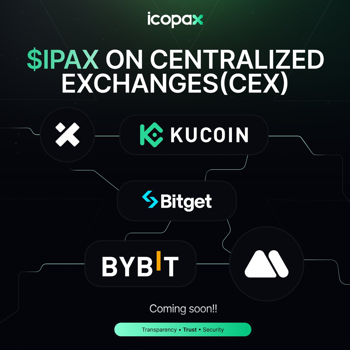 🚨BIG UPDATE FROM ICOPAX 🚨

We’re excited to announce that CEX negotiations have officially begun! 🔥
The team is currently in talks with multiple top-tier exchanges to bring $IPAX to a wider global audience. 

This is a major step forward for ICOPAX and a strong signal of the