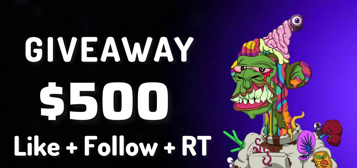 Crypto Mafia (@cryptomafia420) on Twitter photo Giving away $500 to 5 random people🎁
To participate:
- Follow <a href="/CryptoMafia420/">Crypto Mafia</a> 🔔
- Drop your $SOL wallets ⬇️
- Like & retweet ✅
5x winners ($100 each) ~ 24 hours ⏰ Giving away $500 to 5 random people🎁
To participate:
- Follow <a href="/CryptoMafia420/">Crypto Mafia</a> 🔔
- Drop your $SOL wallets ⬇️
- Like & retweet ✅
5x winners ($100 each) ~ 24 hours ⏰