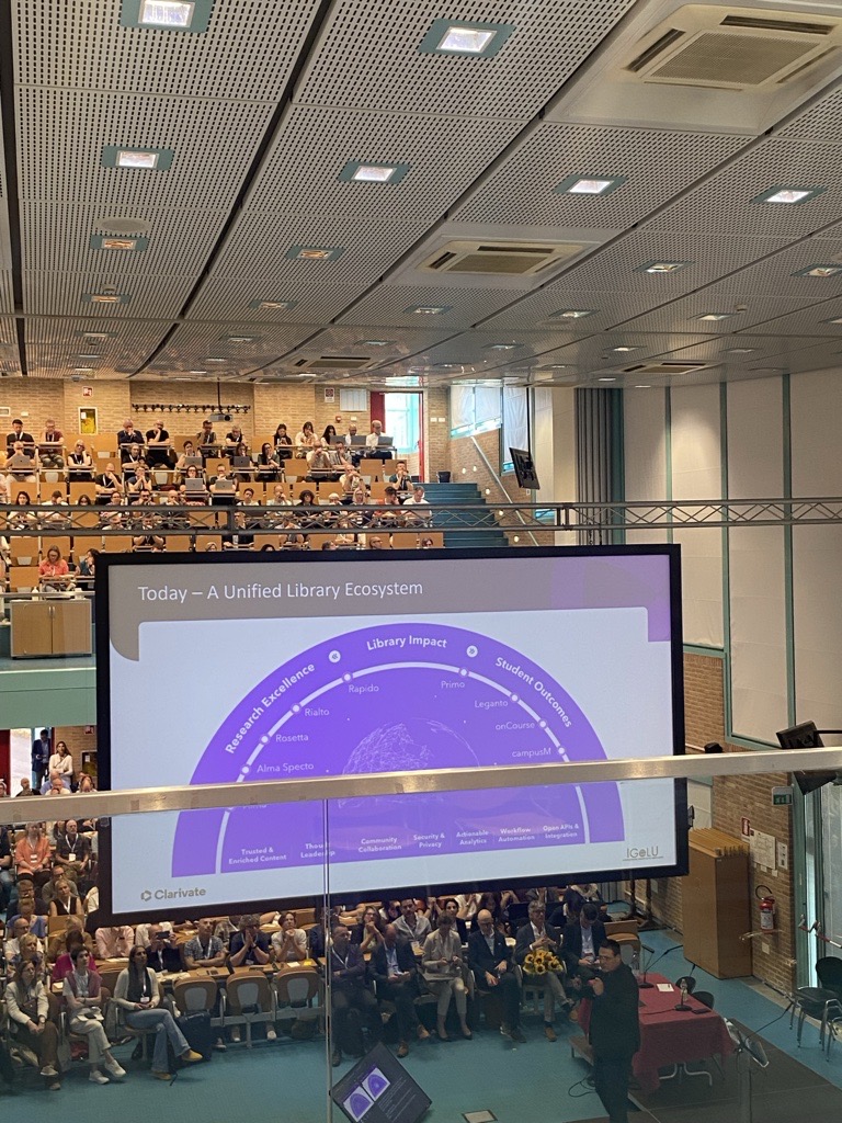 ExLibrisGroup's tweet image. Yariv Kursh, GM & SVP at Ex Libris, from Clarivate, shared how libraries worldwide are growing forward, together.
Community, AI-driven workflows & solutions like Alma, Primo, Rialto, Leganto & more are shaping the future of libraries.
#LibraryInnovation #LibraryCommunity