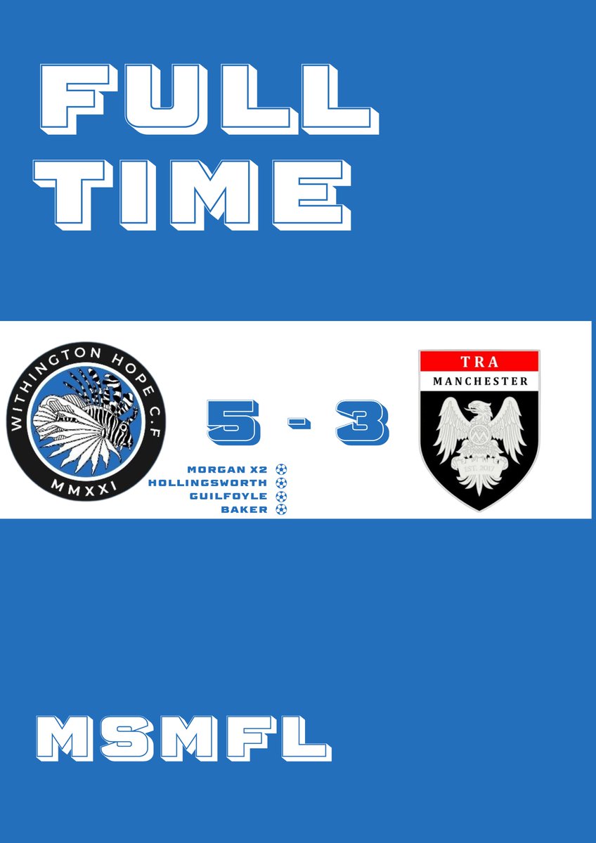 From down 1-2 to winning 5-3 😍

Gus with an apparent 25yrd screamer to seal his claim to left wingback 

Morgan's brace sees him become the all-time Withy top goalscorer with 1️⃣6️⃣ goals!