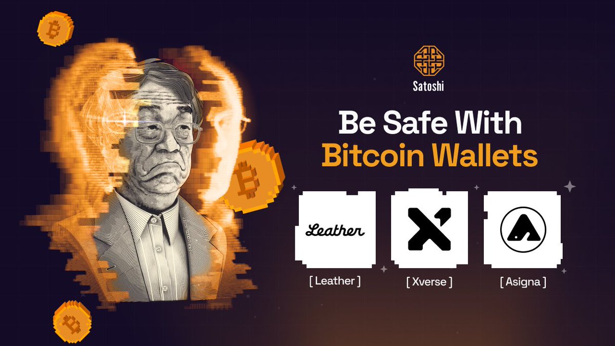 👛 From 3 to 6 million Bitcoin are permanently lost due to lost wallets

SatoshiDEX ecosystem is currently connected to Lether Wallet, Xverse, and Asigna.

🛡 Wallets built on Bitcoin feature strong security, convenience, and reliability.

This ensures comfortable trading on