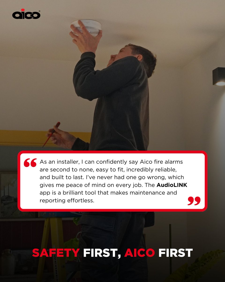 Aico are proud to support installers with products built on quality and reliability. You can find out more about their range on the Aico website.

#Aico #Electrician #HomeSafety

Ad.